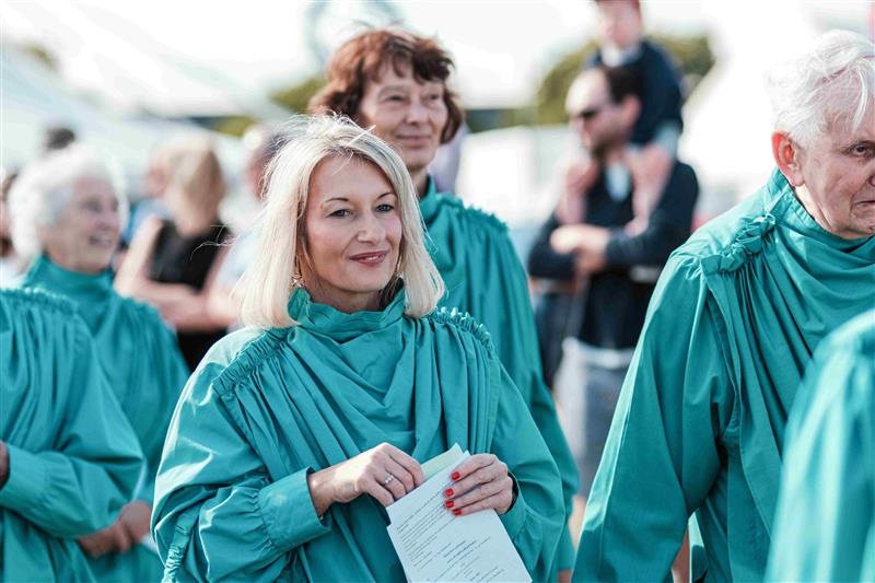 Elen Mai Nefydd formally honoured by the Gorsedd of Bards at Wrecsam National Eisteddfod 2025 WEB