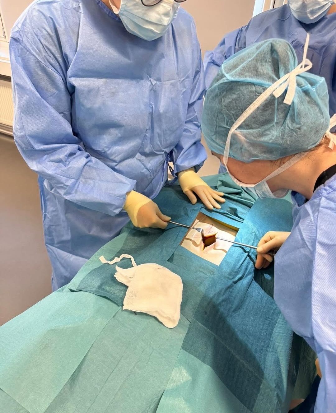 Close up of ODP students in action