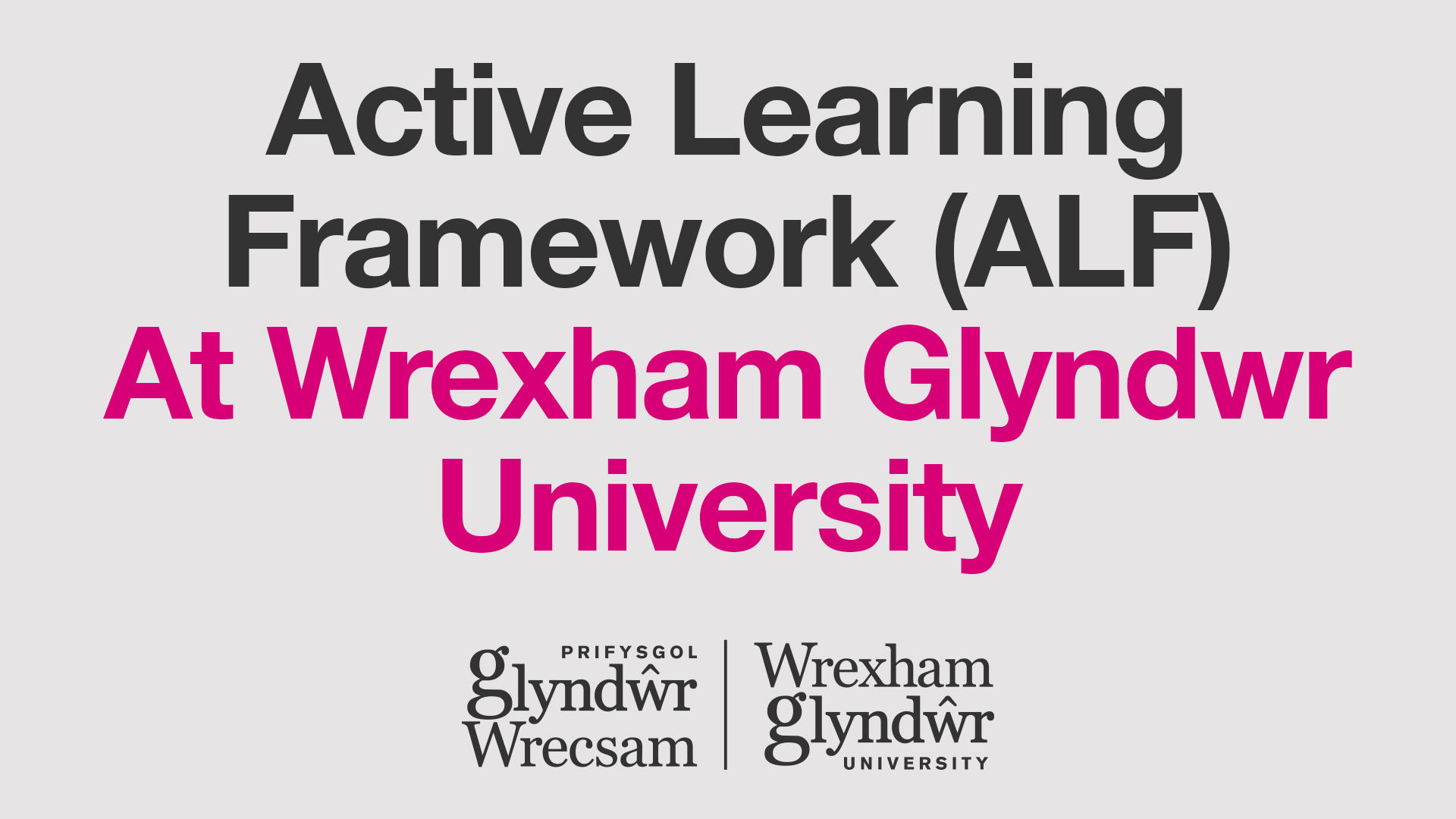 Active Learning Framework video