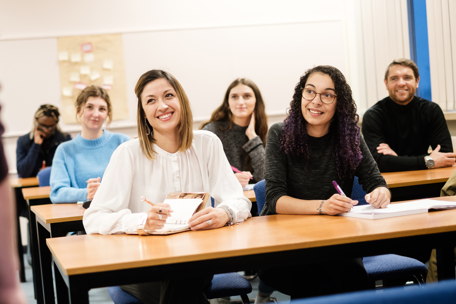 Students in a lecture