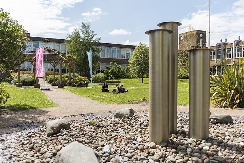 Outdoor space on campus