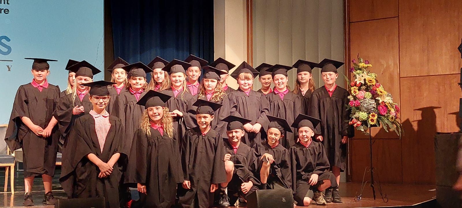 Group of students in robes