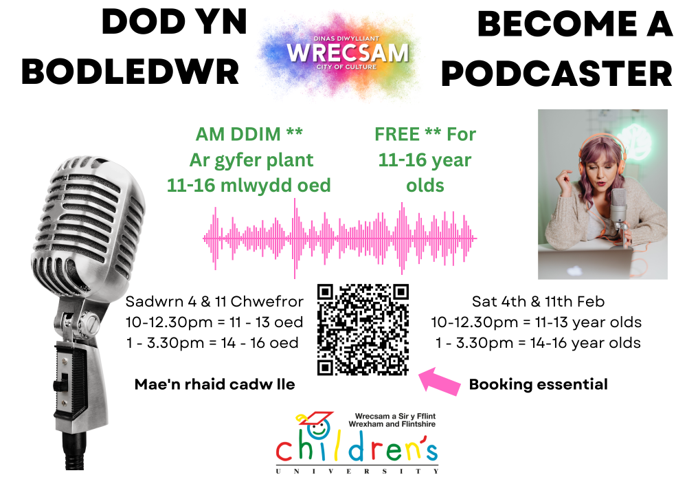 Podcasting workshop flyer
