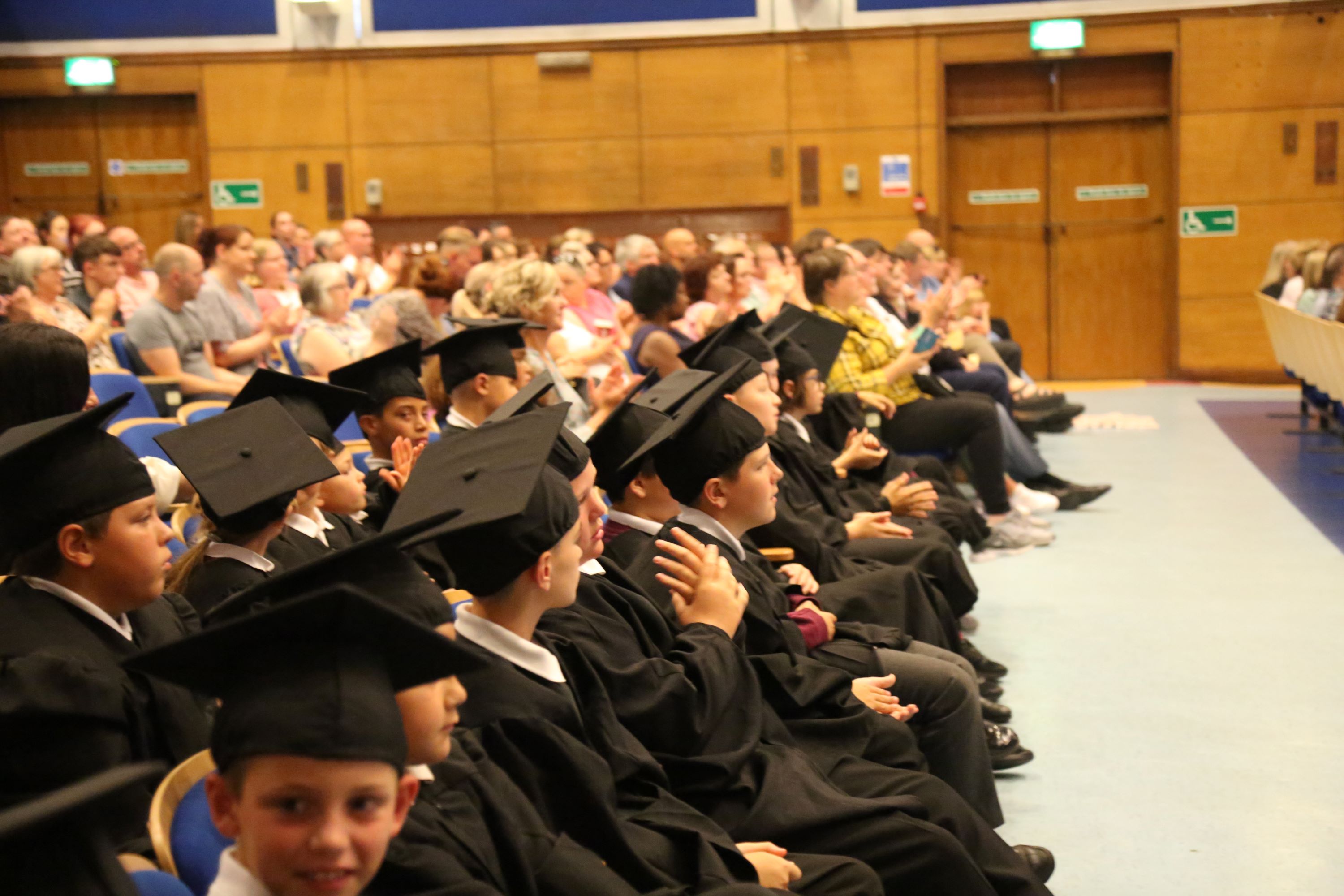 Group of children at graduation