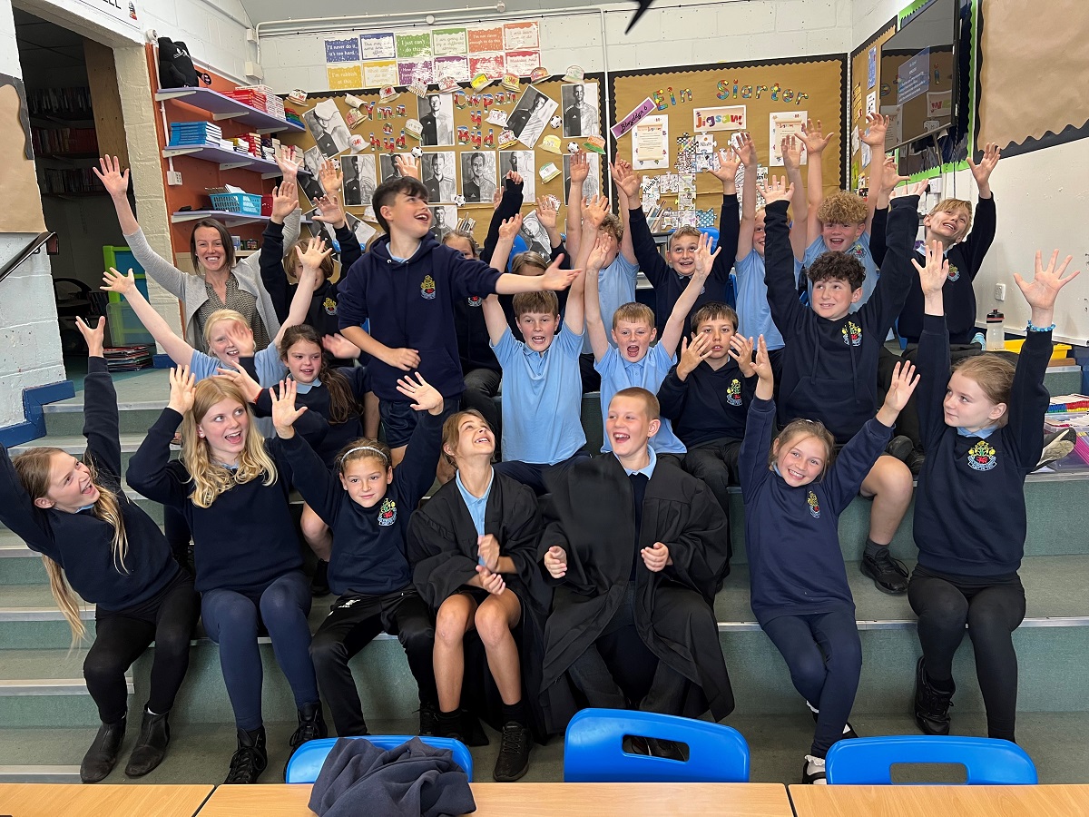 Children celebrating