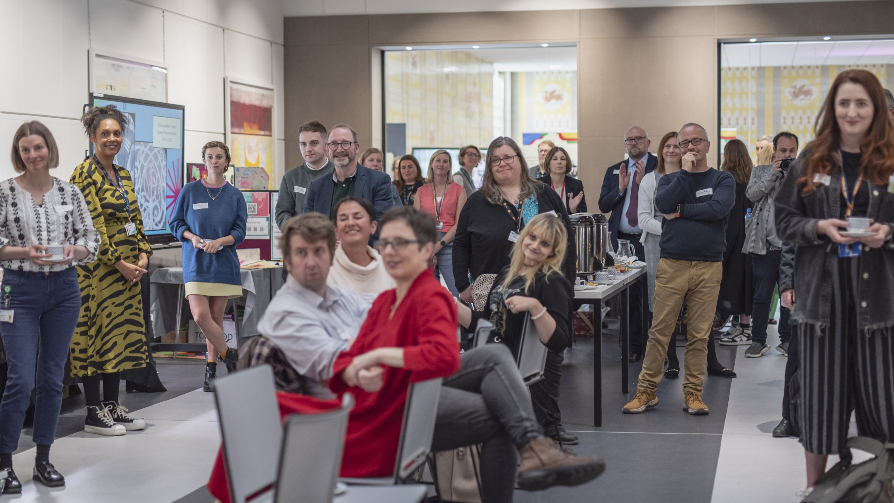 A large group of partners and staff from the University gathered together to hear about the work that the Civic Mission team does.