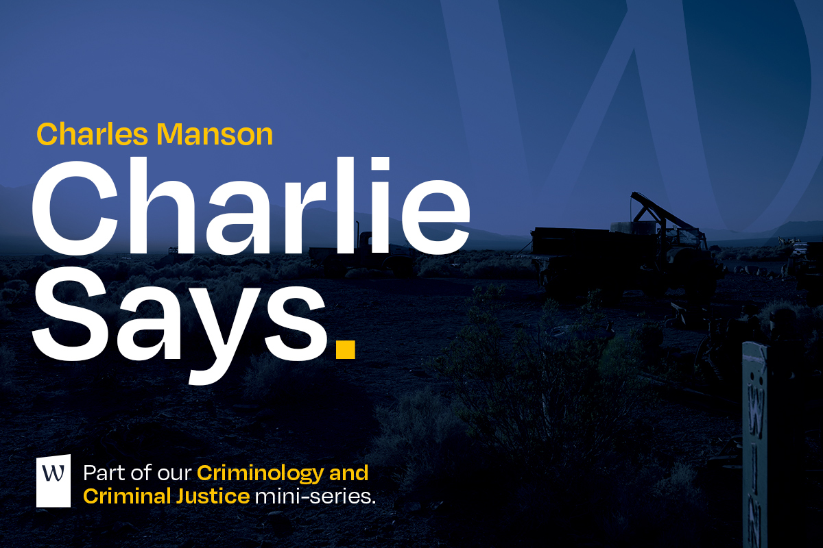 Charles Manson subject event poster