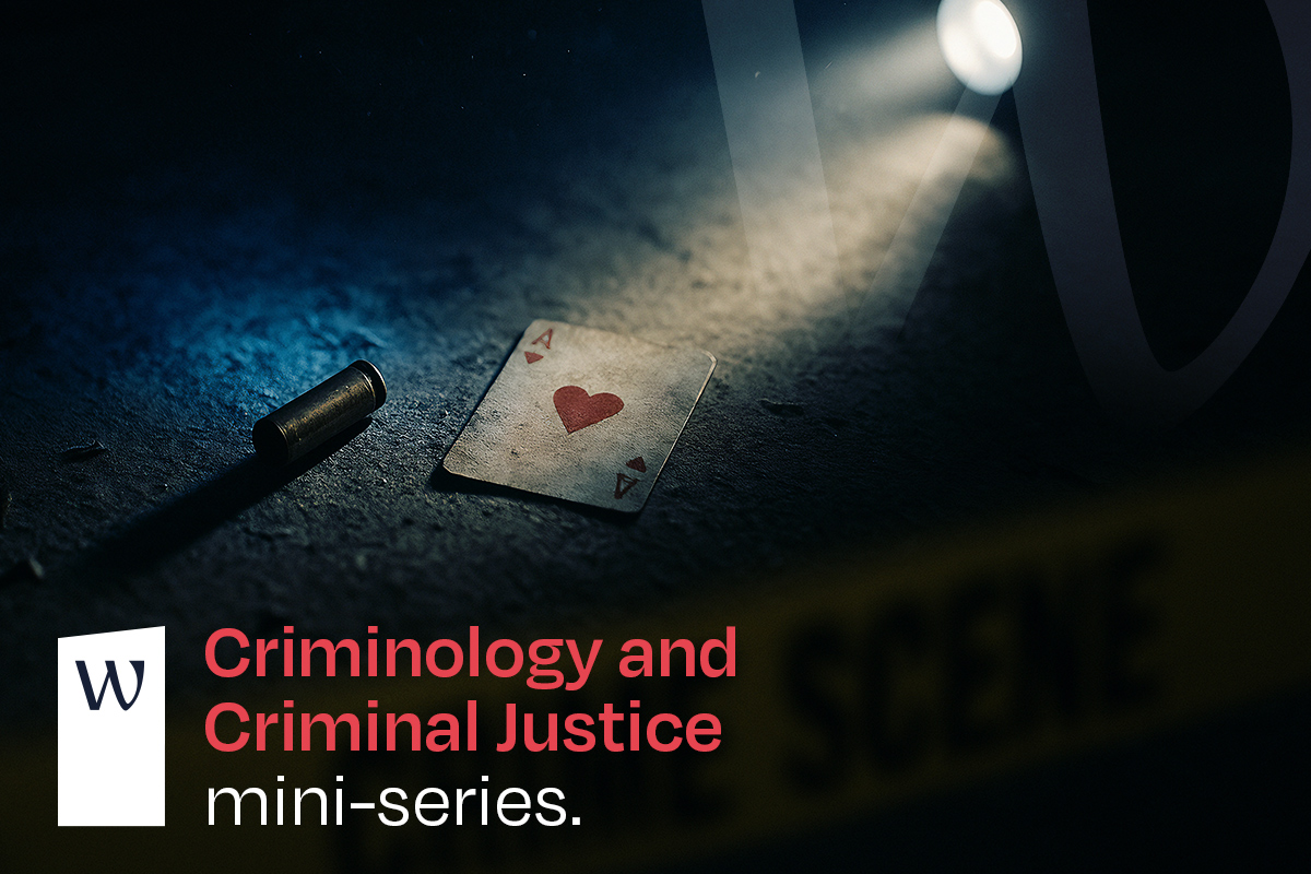 Criminology mini series poster