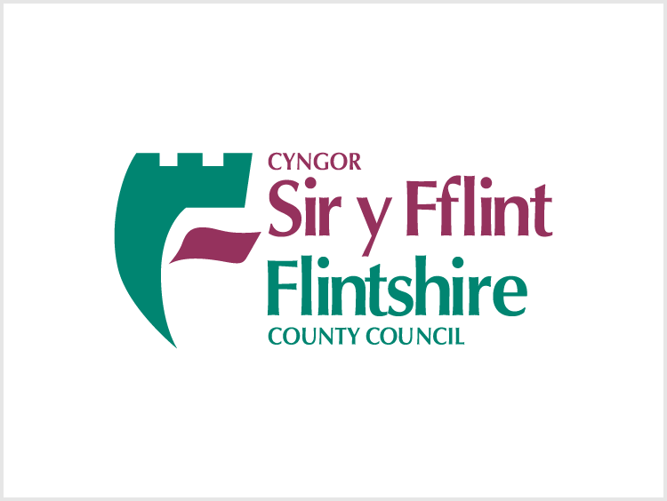 Logo of Flintshire County Council with text 