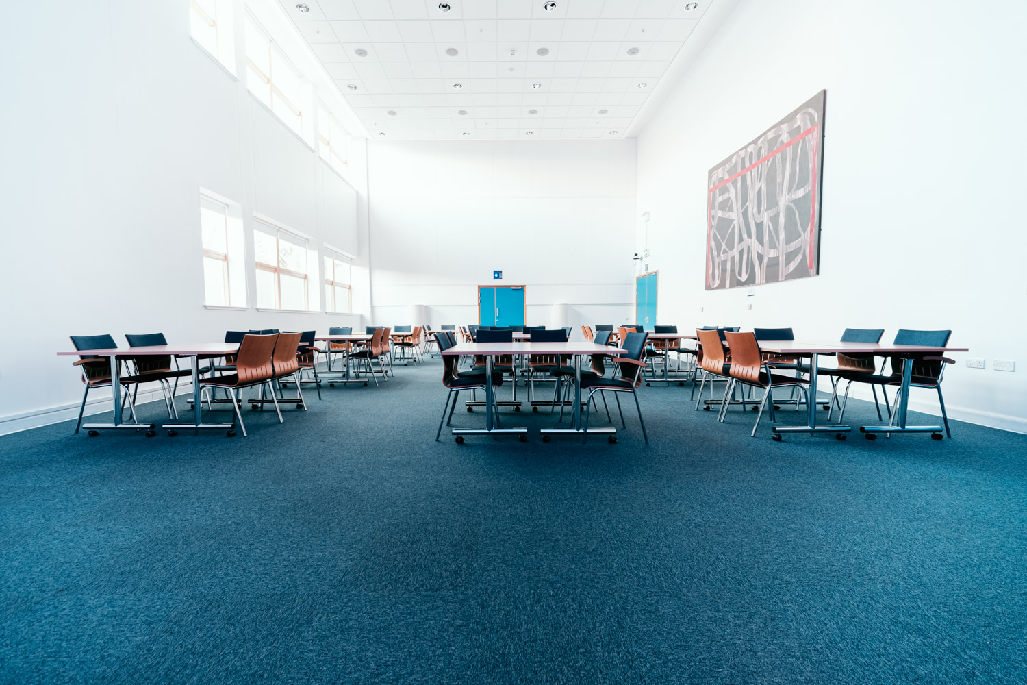 Wide look of conference room
