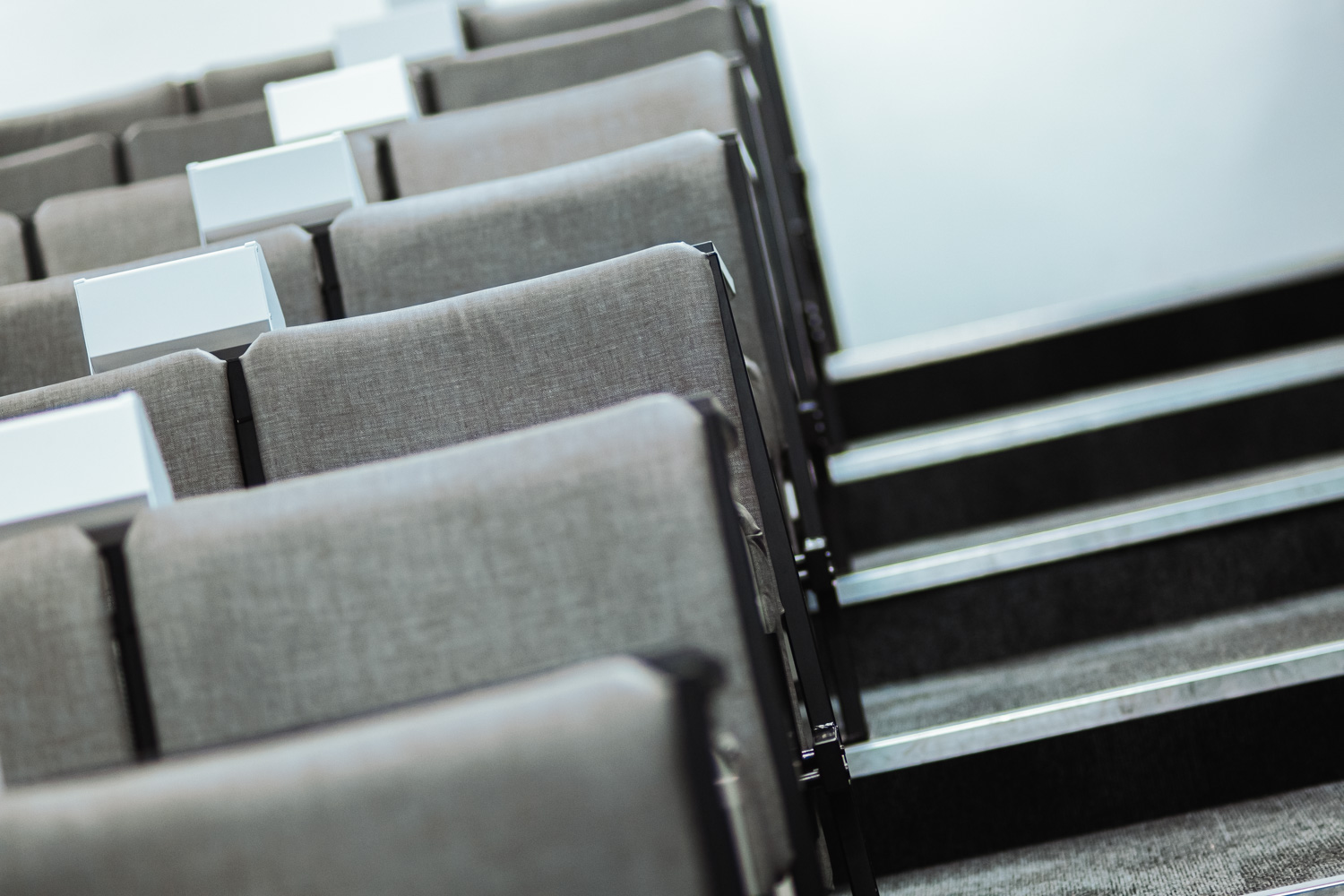 Chairs in lecture theatre