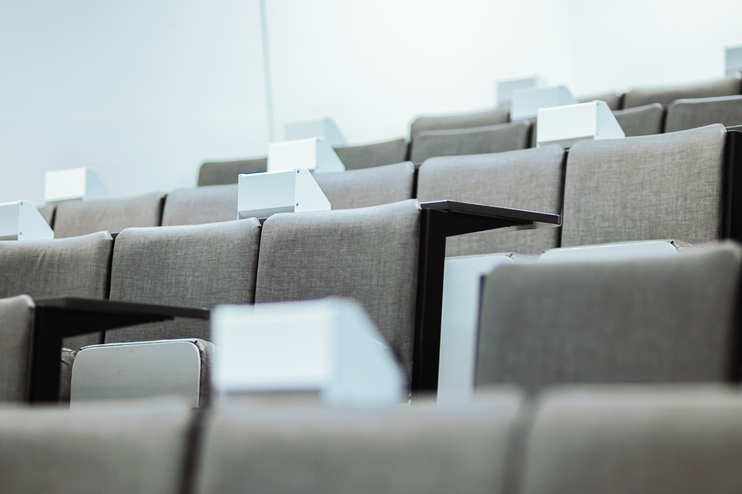 Chairs in lecture theatre