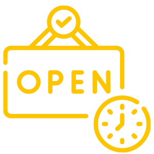 Clearing open icon yellow