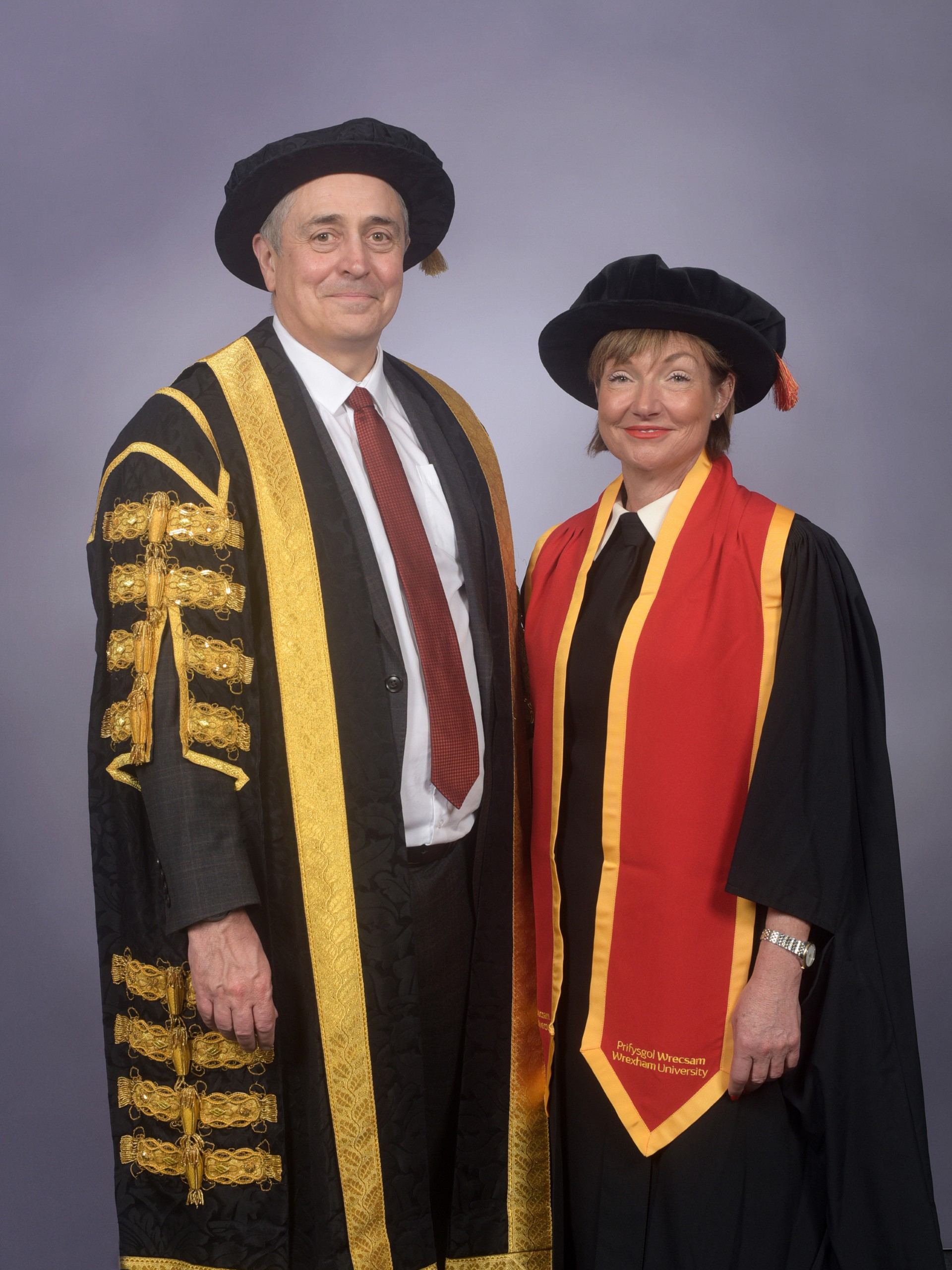 Rachel Clacher CBE and Prof Joe Yates