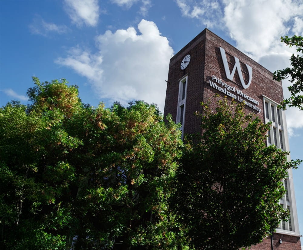 Wrexham campus tower
