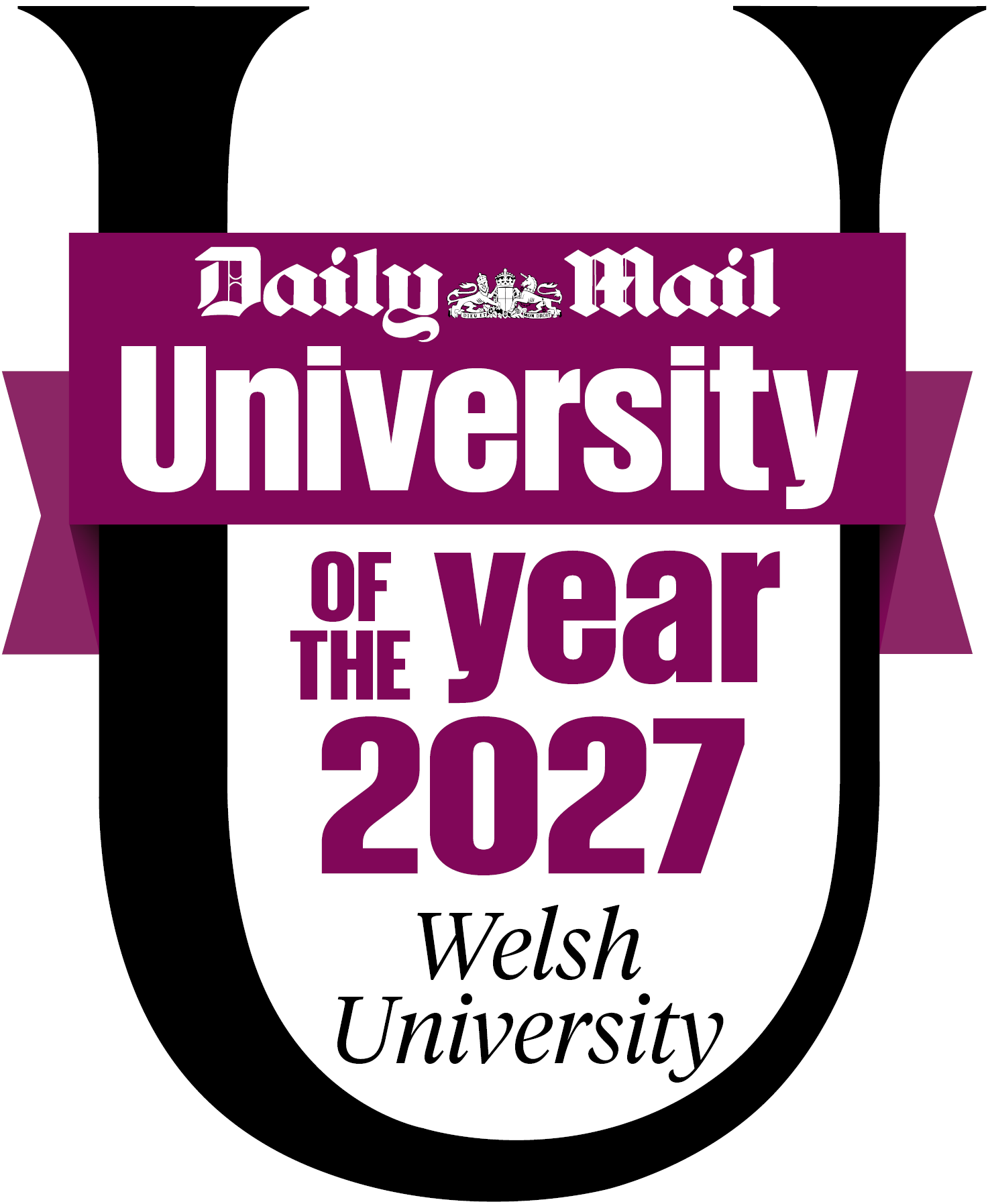 Daily Mail logo of Welsh uni of the year