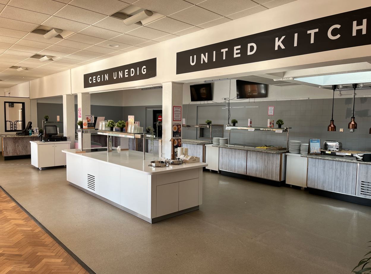 A canteen serving area