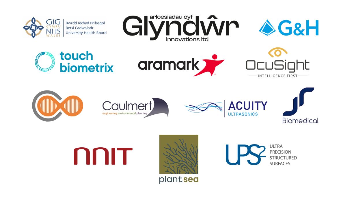 A selection of company logos