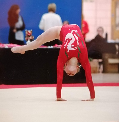 georgia doing gymnastics