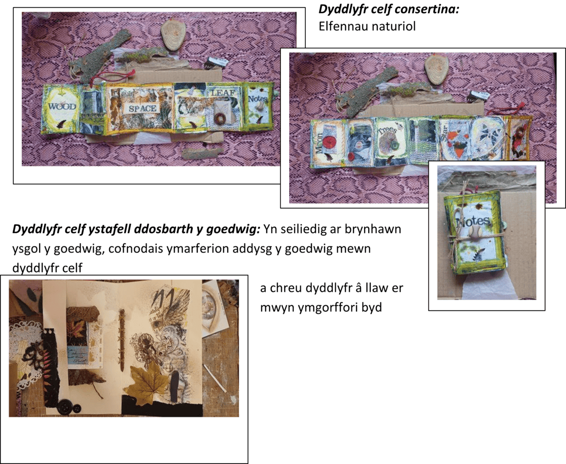 Concertina paper art journal