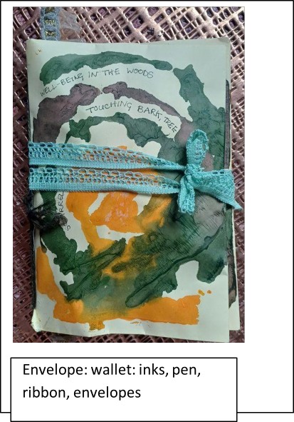 Envelope Journal tied with ribbon