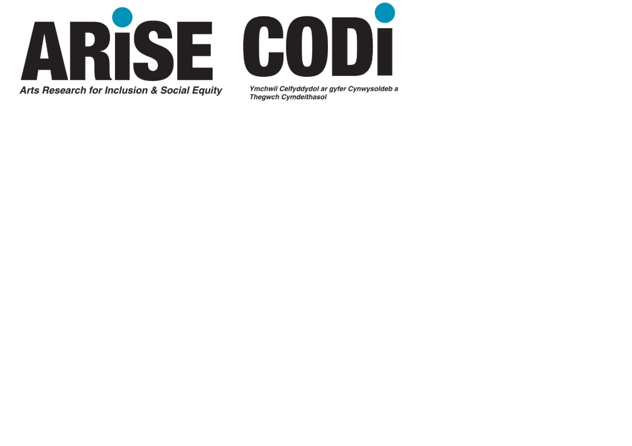 Research group logo in English and Welsh