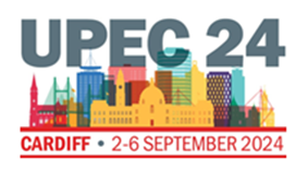 Conference logo 2024 with multicolour image of Cardiff Skyline