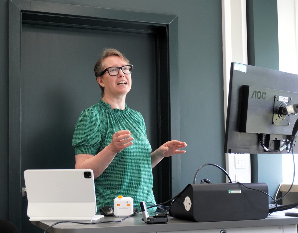 tracy presenting