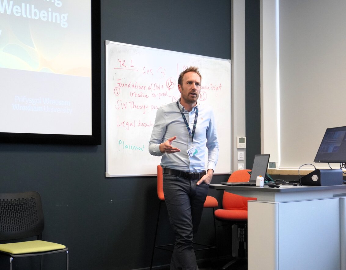 julian presenting
