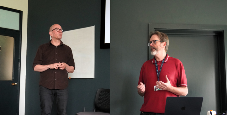 jason and guest presenting