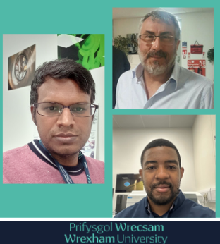 three headshots of three researchers in a collage