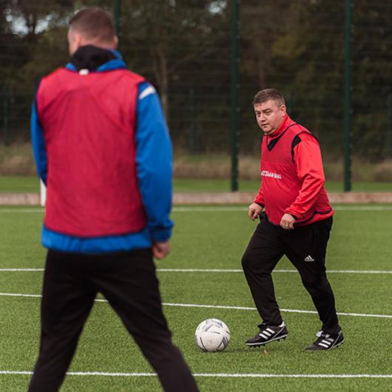 Football coaching students